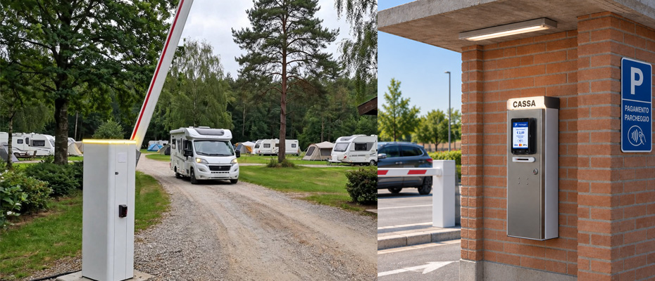 Gestione parcheggi per aree sosta pedaggio
